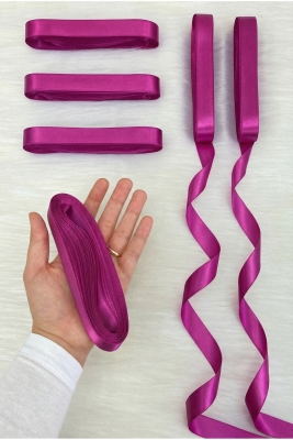 Şarabi Saten Kurdele 2 Cm 10 Mt, Bohça Çeyiz Nikah Kına Sünnet Söz Doğum Günü Parti Hediye Süsleme