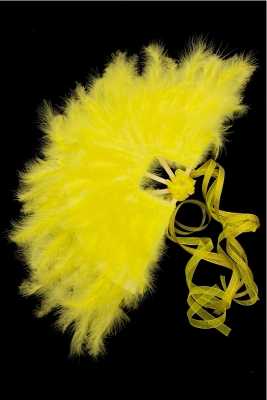 Sarı Gelin Yelpazesi, Ahşap Tüylü Kına Yelpazesi, Nedime Sünnet Yelpaze, Büyük Boy Yelpaze 60*35