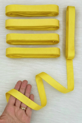 Sarı Grogren Kurdele 2 Cm 10 Mt, Bohça Çeyiz Düğün Nişan Doğum Günü Hediye Paketleme Süsleme