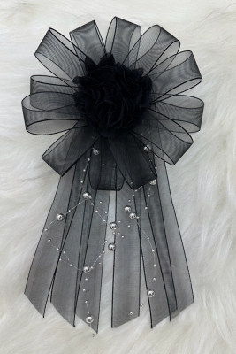 Siyah Bohça Süsü, Gelin Damat Çeyiz Düğün Nişan Konvoy Gelin Arabası Sünnet Kına Süsü 1 Adet