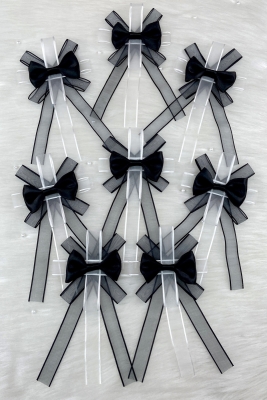 Siyah Damat Bohça Süsü Tek Kat, Gelin Çeyiz Düğün Nişan Söz Sünnet Valiz Bavul Kına Süsü 1 Adet