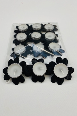 Siyah Nedime El Mumu, 12 Adet, Düğün, Kına Gecesi, Kına Mumu, Bride, Sünnet, Bekarlığa Veda