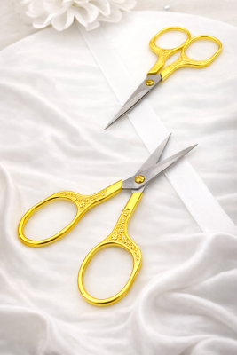 Söz Nişan Makası Gold, Kurdele Açılış Özel Gün Merasim Dikiş Nakış Makası