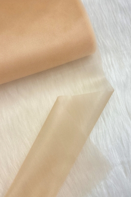 Ten Rengi Bohça Süsleme Tülü, Nişan Bohça Süsü, Kapı Doğum Günü Parti Süsleme Tülü, 100x300cm