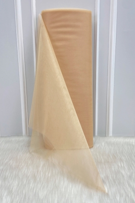 Ten Rengi Süsleme Tülü, Bohça Çeyiz Gelin Damat Söz Nişan Nikah Kapı Konvoy Valiz Hediye 100x300cm