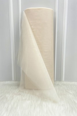 Vanilya Krem Süsleme Tülü Bohça Çeyiz Gelin Damat Söz Nişan Nikah Kapı Konvoy Valiz Hediye 100x300cm