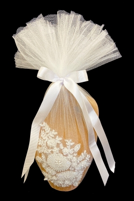 Vip Aplikli Beyaz Testi, Süslü Gelin Kına Gecesi Testisi, Düğün Kına Küpü, Toprak Testi