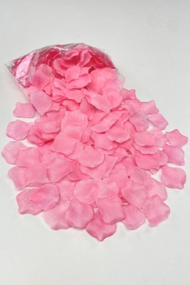 Yapay Pembe Gül Yaprağı, Romantik Dekor Hediye Süs Düğün Kına Söz Nişan Parti Süsleme 300 Adet