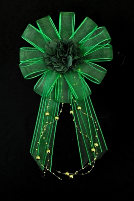 Yeşil Bohça Süsü, Gelin Damat Çeyiz Düğün Nişan Konvoy Gelin Arabası Sünnet Kına Süsü 1 Adet