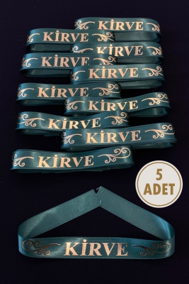 Yeşil Kirve Kol Kurdele, 5 Adet Kolluk Bileklik Bant, Kına Gecesi Düğün Bride Sünnet Söz