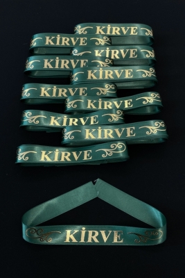 Yeşil Kirve Kol Kurdele Bileklik Bant, Sünnet Düğünü Mevlüt Söz Bekarlığa Veda Bride, 1 Adet