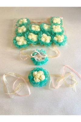 Yeşil Nedime Bileklik 12 Adet