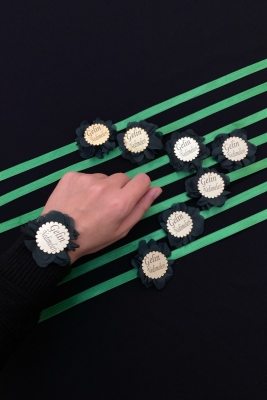 Yeşil Nedime Kol Kurdele ve Bileklik, Kına Gecesi Bride Bekarlığa Veda Partisi 1 Adet