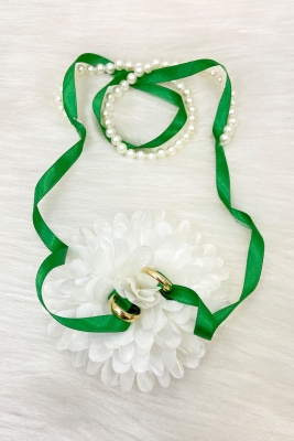 Yeşil Söz Nişan Yüzük Kurdelesi, Dökülen İncili, Gelin Damat